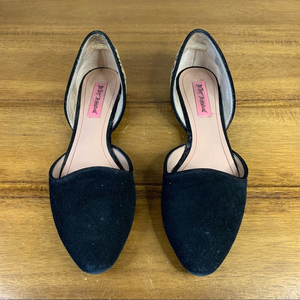 Betsey Johnson Cocoh Leopard D’Orsey Ballet Flat Size 8
